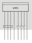 Ενιαίο κιβώτιο μετρητών ηλεκτρικής ενέργειας θέσης τριφασικό IP54 με τις αρθρώσεις, την κλειδαριά και το κλειδί