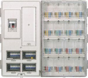 Κατοικημένο ηλεκτρικό πλαίσιο 16 μετρητών ενιαίας φάσης μοντάρισμα των BS προσαρτημάτων PC θέσεων