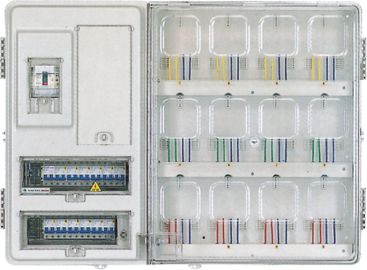 12 διαφανές εξωτερικό ηλεκτρικό κιβώτιο Mcb μετρητών θέσεων πυρίμαχο